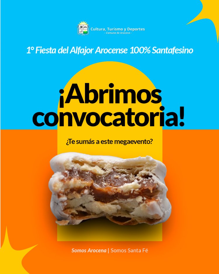 13 de Octubre  -  Primer Fiesta del Alfajor "Arocense" 100% Santafesino en Arocena