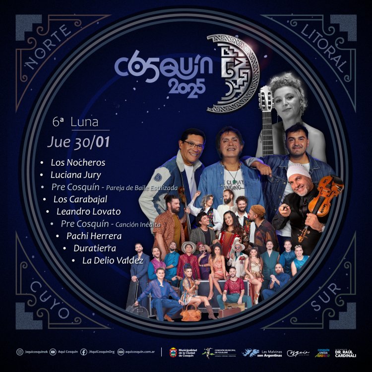 GRILLA ARTISTAS COSQUIN FOLKLORE 2025