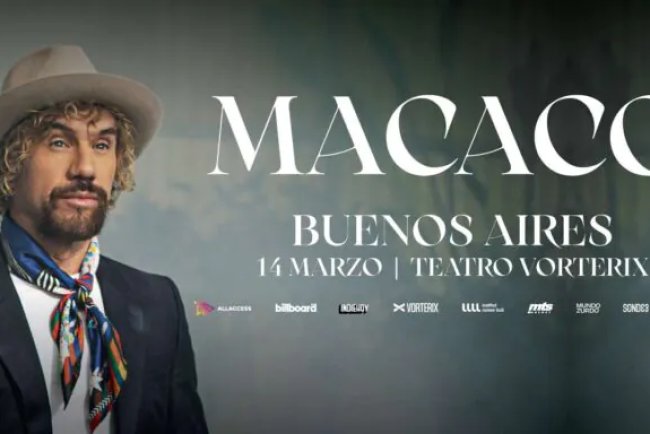 Macaco regresa a Argentina y Uruguay: Un nuevo tour  imperdible !