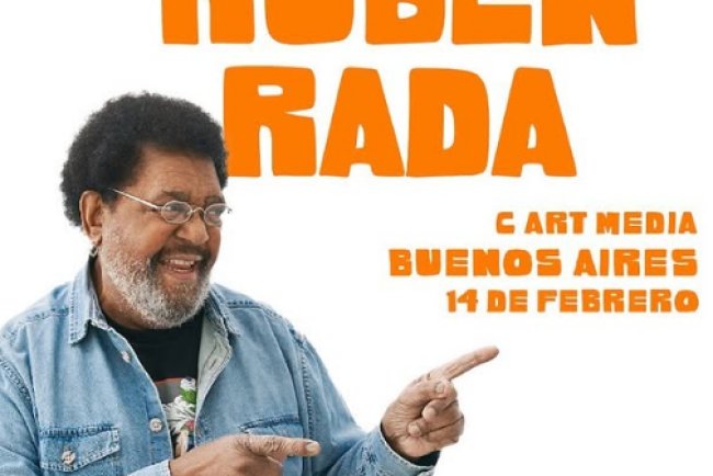 Rubén Rada se presentará en C Art Media