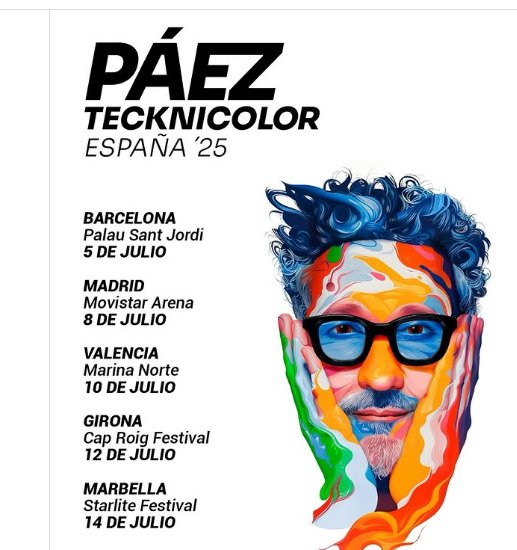 Fito Páez anuncia su gira "Páez Tecknicolor"