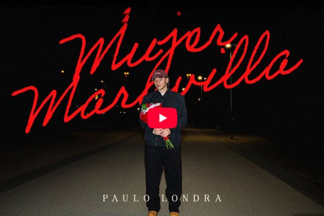 Paulo Londra publica un nuevo tema: MUJER MARAVILLA