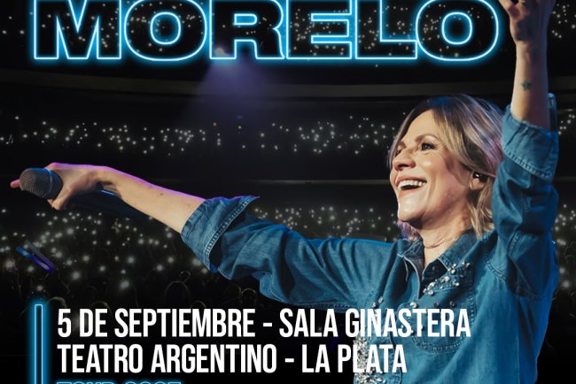 Marcela Morelo lleva su gira al Teatro Argentino
