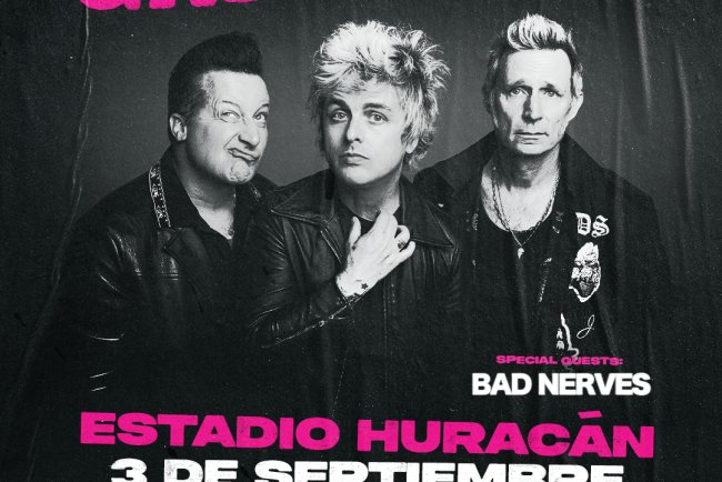 GREEN DAY en el estadio de Huracán, Argentina