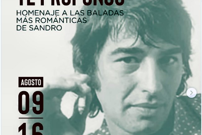 "Te propongo": Un tributo a Sandro que revive la nostalgia
