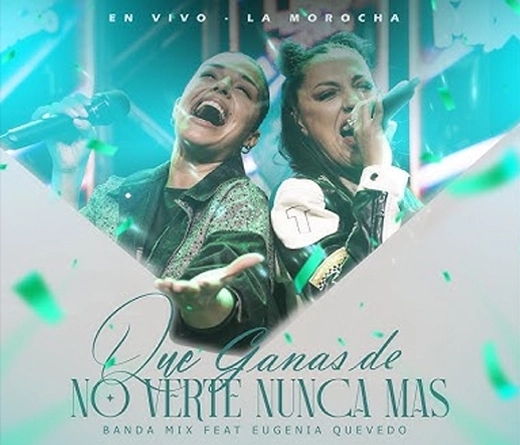 Eugenia Quevedo junto a Banda Mix y La Banda de Carlitos lanzan un tema en vivo